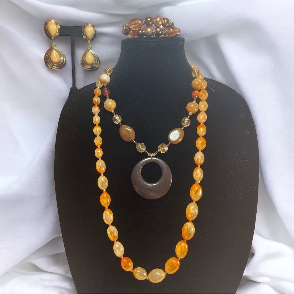 Vintage Boho Hippie Jewelry Set